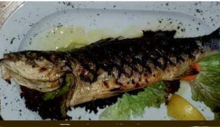 Gegrillter Fisch mit Zitrone
